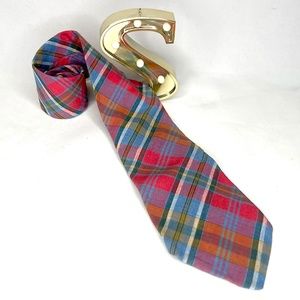 GAP Red Madras Tie, 100% Cotton